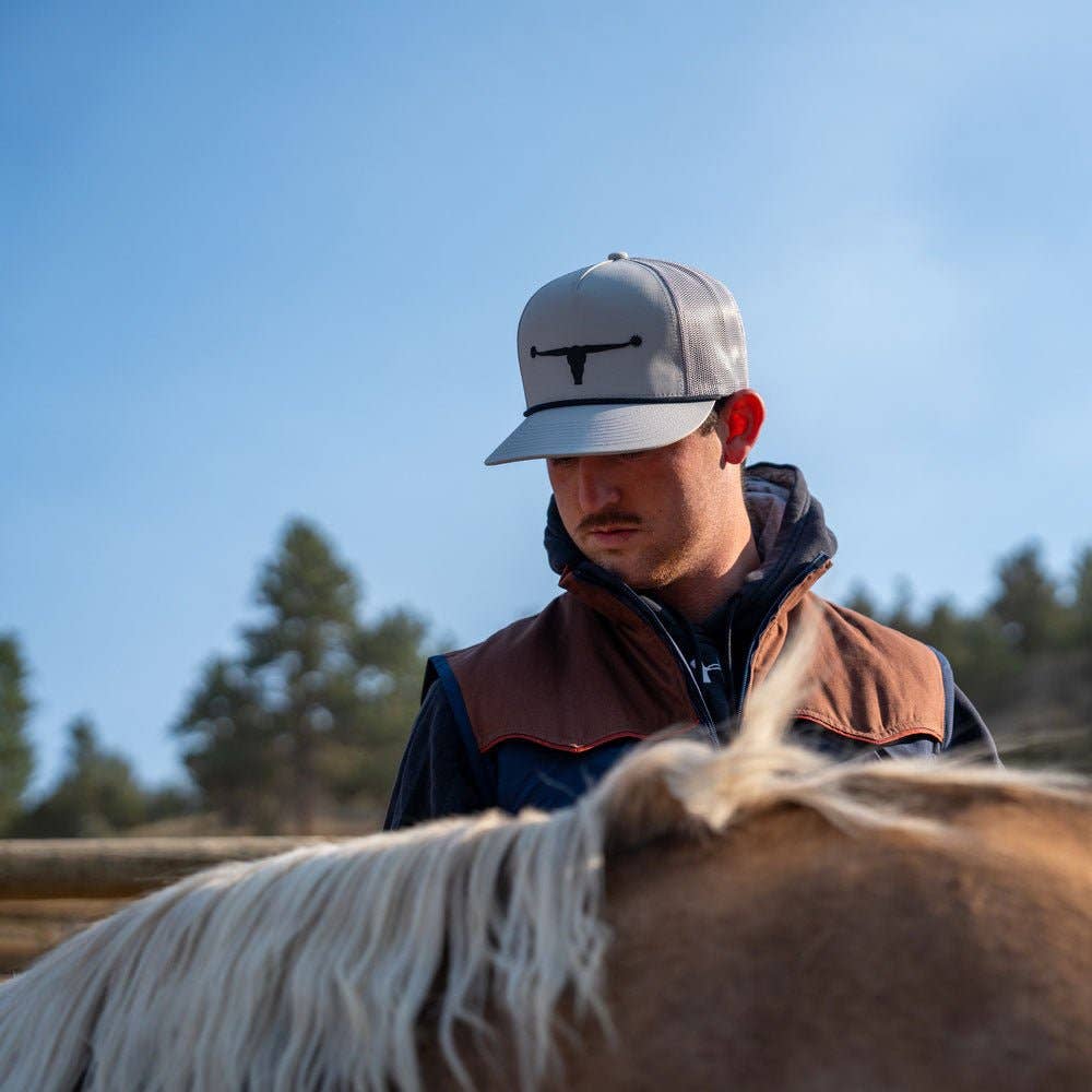 Bull Spurs Icon Hat: Gray