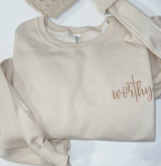 Worthy embroidered: Small