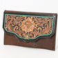 Clutch Hand Tooled Leather