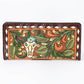 WALLET Hand Tooled  Leather