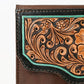 Clutch Hand Tooled Leather