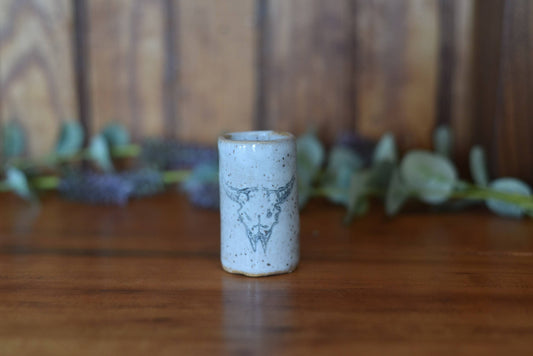 Tiny Tumblers - Cattle Skull - Western - Cowboy: Mix Pack of Glazes