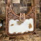 Classic Tooled Cowhide Purse