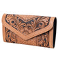 WALLET Hand Tooled  Leather