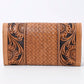 WALLET Hand Tooled  Leather