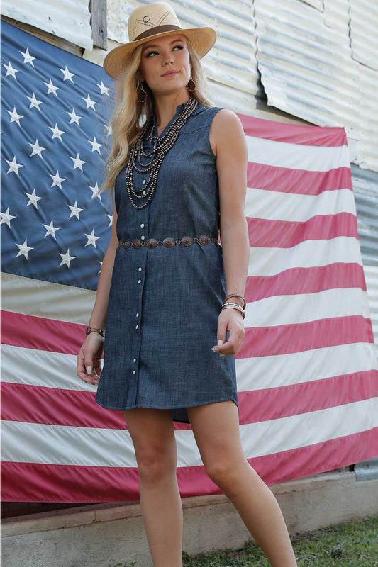 WOMENS CHAMBRAY DRESS