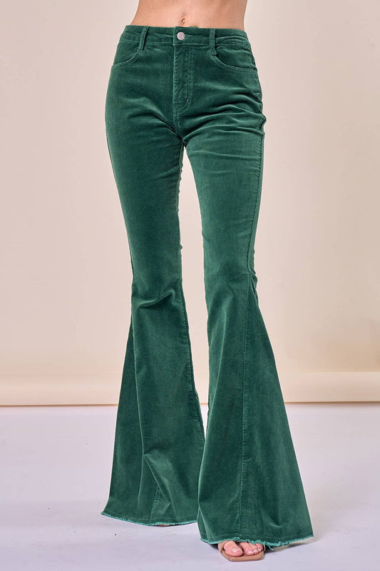 BOHO LIGHTWEIGHT CORDUROY BELLBOTTOM PANTS