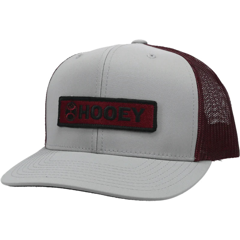 Hooey Lockup Maroon Men's Hat