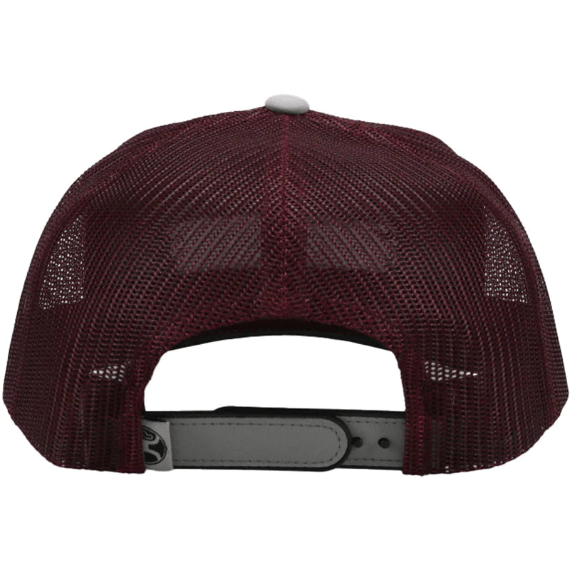 Hooey Lockup Maroon Men's Hat