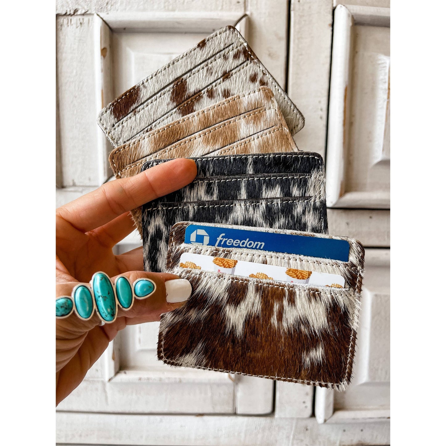 Cowhide Credit Card Holder