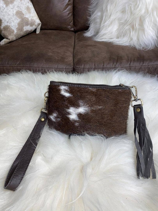 Cowhide Medium Pouch