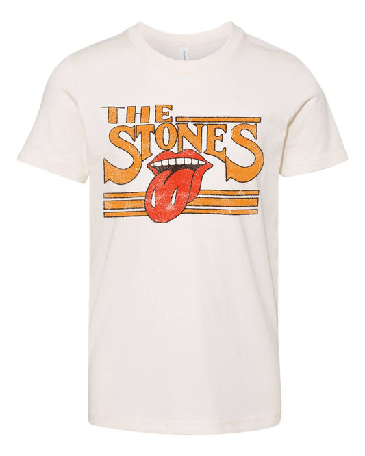 Children's Rolling Stones Stoned Cream Licensed Graphic Tee