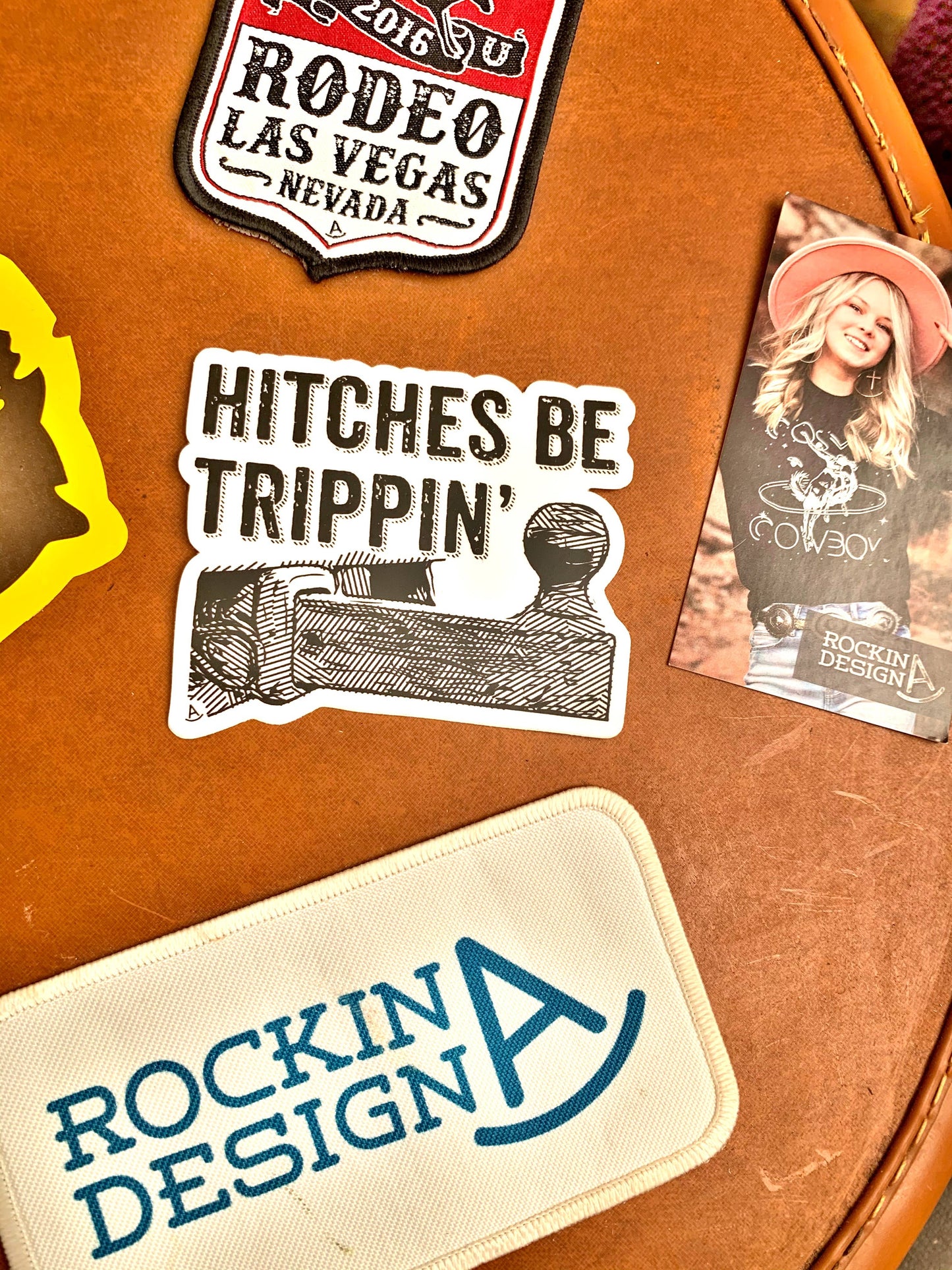 Hitches Be Trippin' sticker